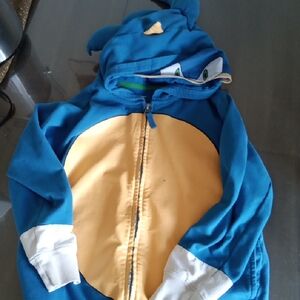 Sonic The Hedge Hog Hoodie Costume Cosplay Kid Teen Clothes